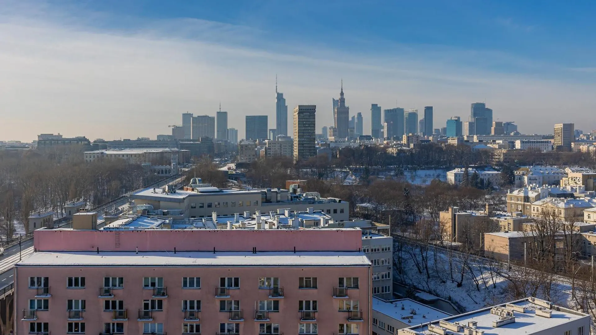 Studio On The 15Th Floor With A View Of The Warsaw Panorama By Noclegi Renters Poland
