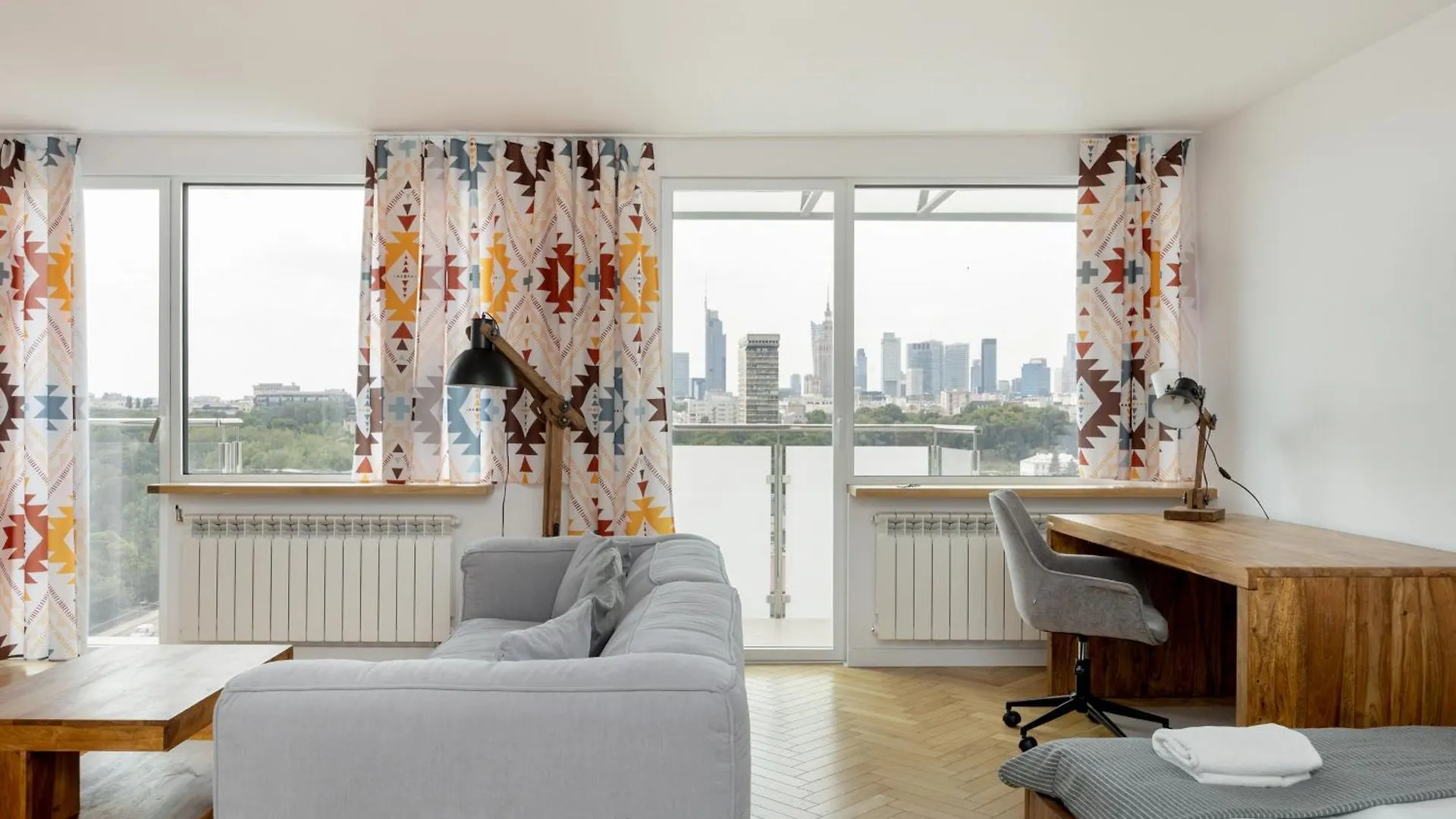 Apartment Studio On The 15Th Floor With A View Of The Warsaw Panorama By Noclegi Renters