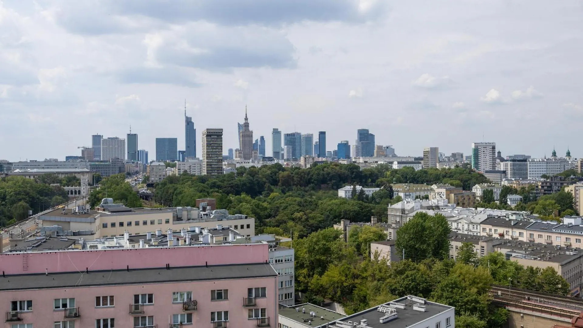 شقة Studio On The 15Th Floor With A View Of The Warsaw Panorama By Noclegi Renters